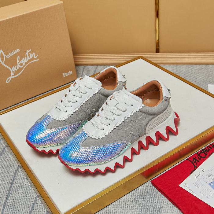 Christian Louboutin Mens Shoes Sneakers Luxury Brand Red Bottom Design Sports Footwears
