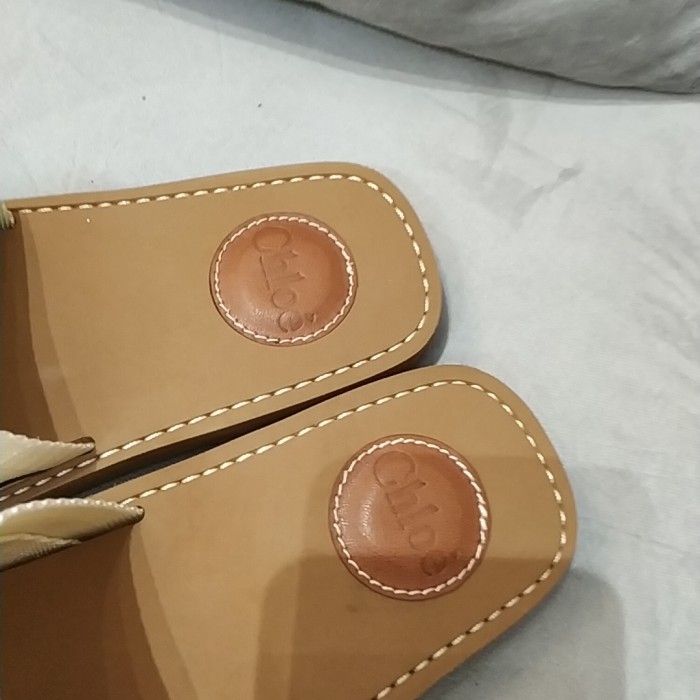 Chloe Womens Shoes Mule Slides Sandals Slippers Luxury Brand with Original Box Summer Design