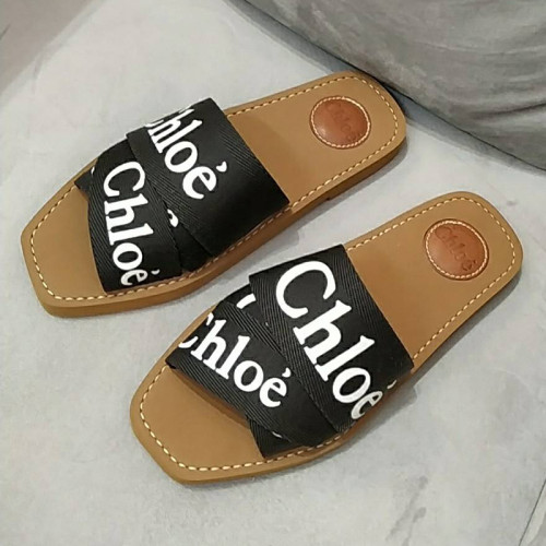 Chloe Womens Shoes Mule Slides Sandals Slippers Luxury Brand with Original Box Summer Design