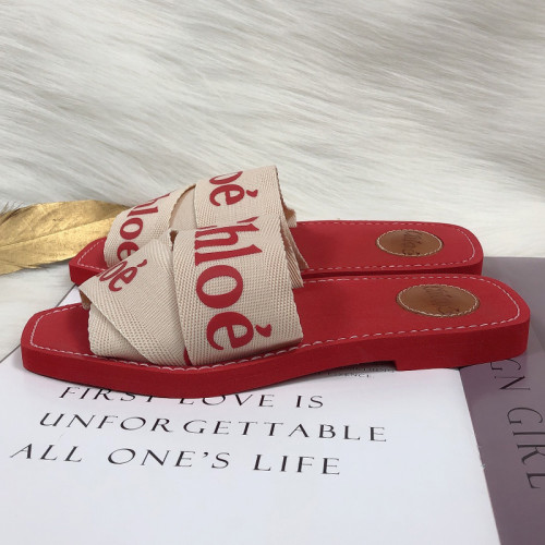 Chloe Womens Shoes Mule Slides Sandals Slippers Luxury Brand with Original Box Summer Design