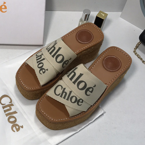 Chloe Womens Shoes Mule Slides Sandals Slippers Luxury Brand with Original Box Summer Design