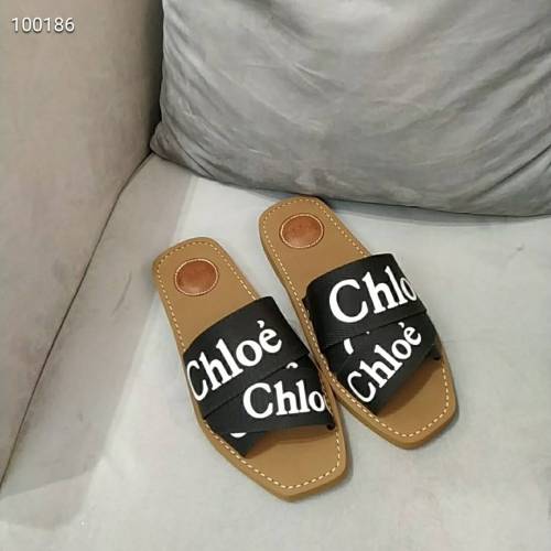 Chloe Womens Shoes Mule Slides Sandals Slippers Luxury Brand with Original Box Summer Design