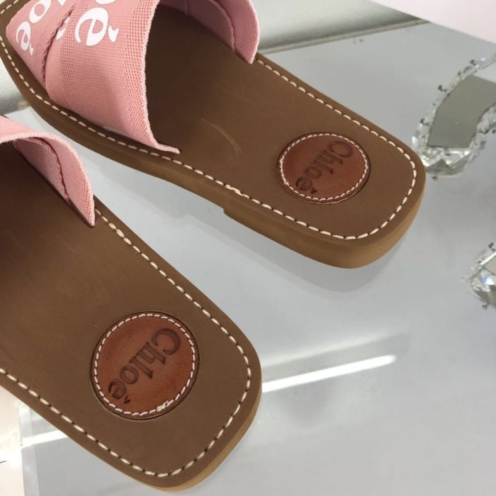 Chloe Womens Shoes Mule Slides Sandals Slippers Luxury Brand with Original Box Summer Design