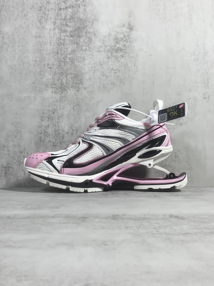 Balenciaga Mens Shoes Breathable Design Sneakers Luxury Brand MEN'S X-PANDER SNEAKER IN Pink/GREY/BLACK 653871W2RA37012