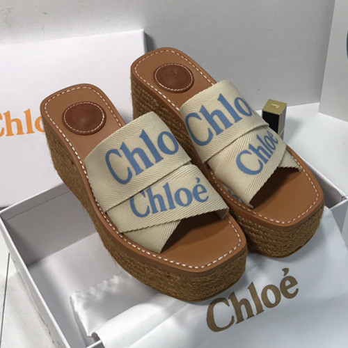 Chloe Womens Shoes Mule Slides Sandals Slippers Luxury Brand with Original Box Summer Design