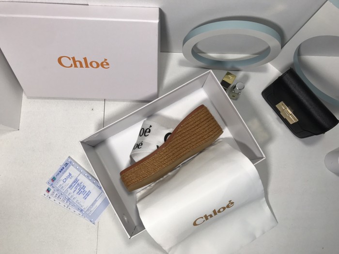 Chloe Womens Shoes Mule Slides Sandals Slippers Luxury Brand with Original Box Summer Design