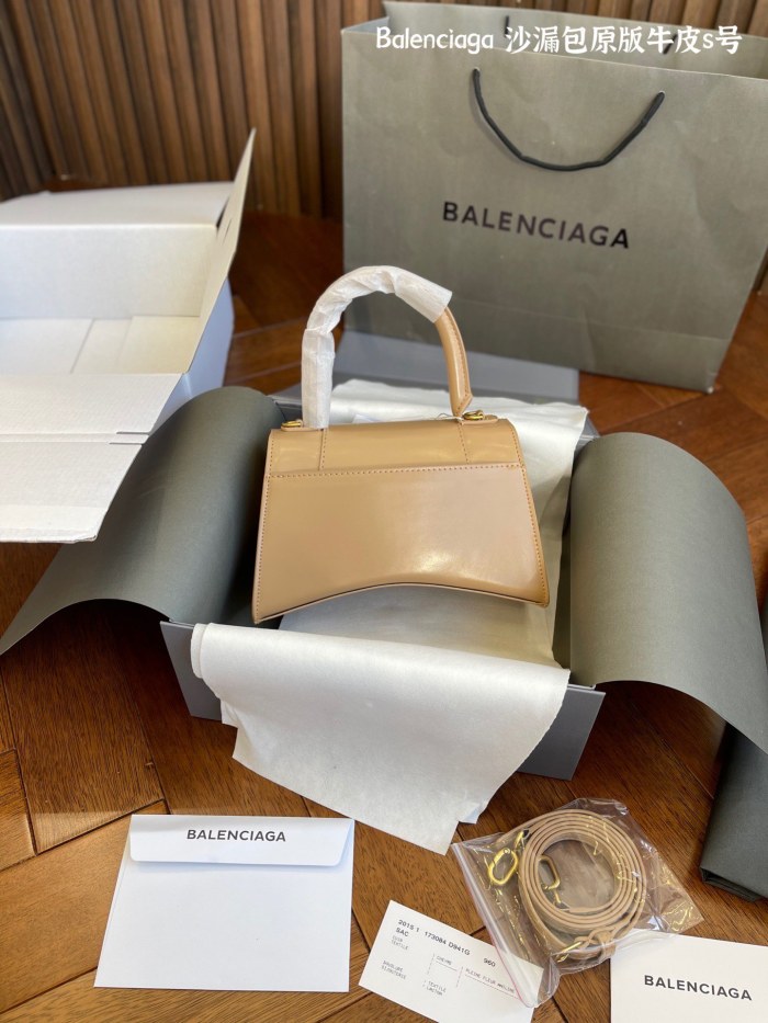 Balenciaga Womens Bag HOURGLASS XS TOP HANDLE BAG with Original Box