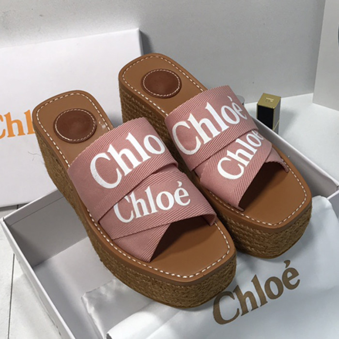 Chloe Womens Shoes Mule Slides Sandals Slippers Luxury Brand with Original Box Summer Design