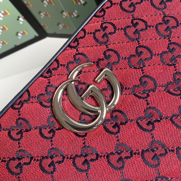 Gucci Womens Bags GG Marmont small matelassé shoulder bag Luxury Brand with Original Box 447632 DTD1T 1000