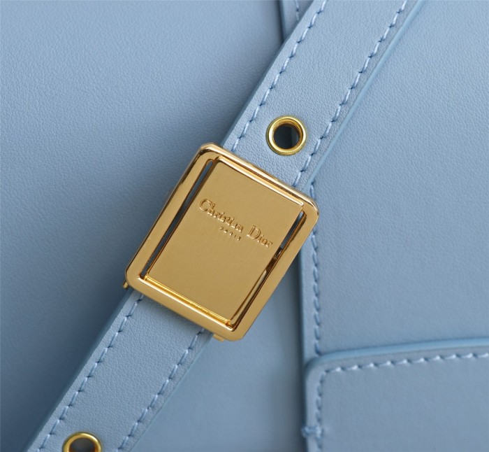 Dior Womens Bags Crossbody Bags Luxury Brand 30 MONTAIGNE BAG Blue Box Calfskin M9203UMOS_M941 with Original Box