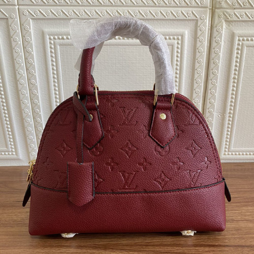 Louis Vuitton Womens Bags Handbags Luxury Brand Fashion NEO ALMA BB with Original Box M44829 Black Monogram Empreinte embossed supple grained cowhide leather and supple grained cowhide leather