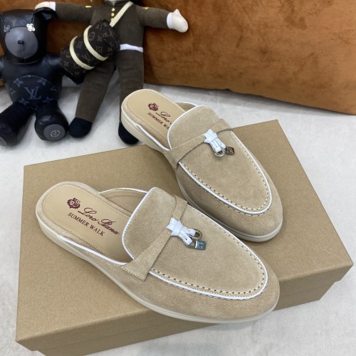 Loro Piana Womens Shoes Sandals Slippers Casual Design Luxury Brand Fashion Shoes for Women with Original Box