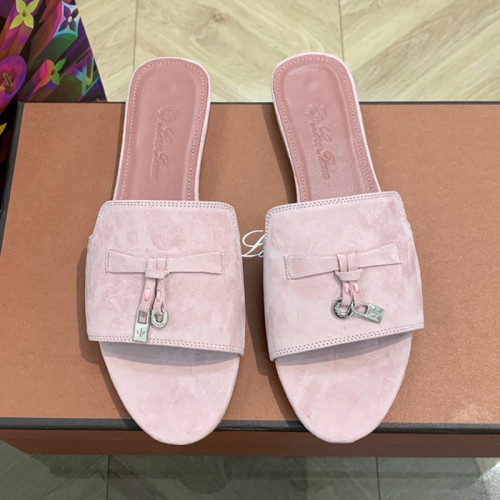 Loro Piana Womens Shoes Sandals Slippers Casual Design Luxury Brand Fashion Shoes for Women with Original Box