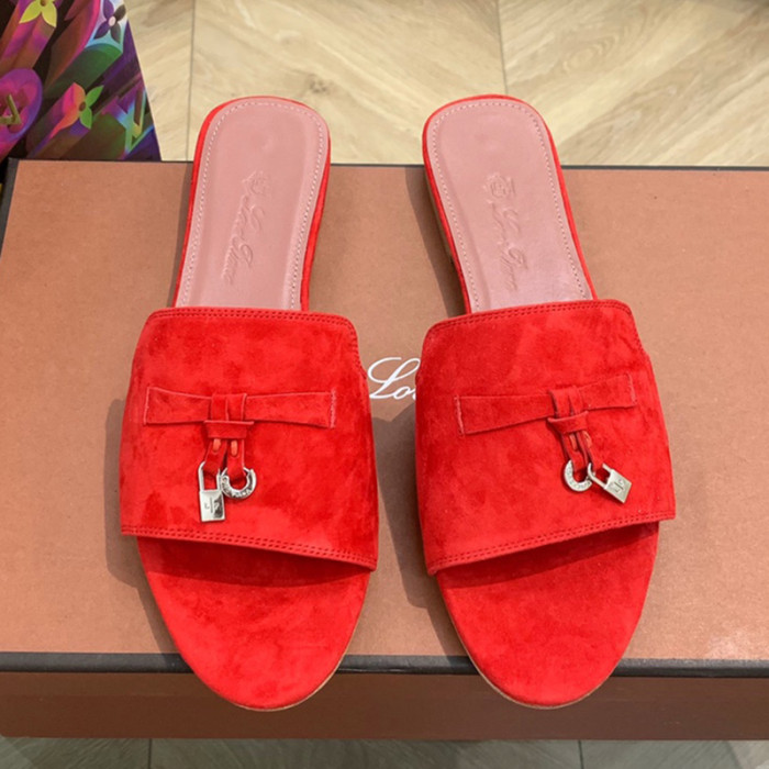Loro Piana Womens Shoes Sandals Slippers Casual Design Luxury Brand Fashion Shoes for Women with Original Box