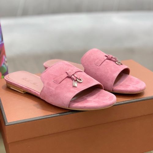 Loro Piana Womens Shoes Sandals Slippers Casual Design Luxury Brand Fashion Shoes for Women with Original Box