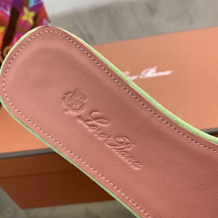 Loro Piana Womens Shoes Sandals Slippers Casual Design Luxury Brand Fashion Shoes for Women with Original Box