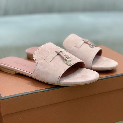 Loro Piana Womens Shoes Sandals Slippers Casual Design Luxury Brand Fashion Shoes for Women with Original Box