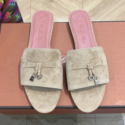 Loro Piana Womens Shoes Sandals Slippers Casual Design Luxury Brand Fashion Shoes for Women with Original Box
