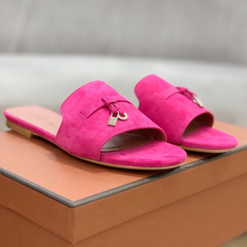 Loro Piana Womens Shoes Sandals Slippers Casual Design Luxury Brand Fashion Shoes for Women with Original Box