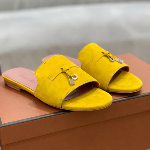 Loro Piana Womens Shoes Sandals Slippers Casual Design Luxury Brand Fashion Shoes for Women with Original Box