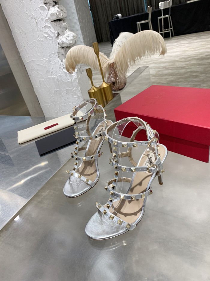 Valentino Women Shoes Mule Flip Flop Sandals ROMAN STUD SLIDE SANDAL IN QUILTED NAPPA with Original Box Luxury Brand