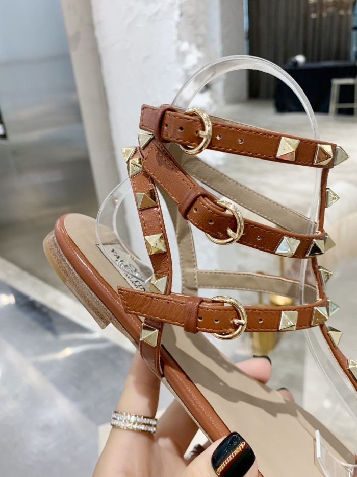 Valentino Women Shoes Mule Flip Flop Sandals ROMAN STUD SLIDE SANDAL IN QUILTED NAPPA with Original Box Luxury Brand