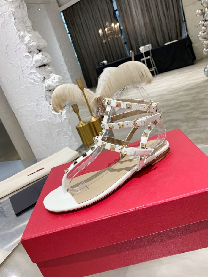Valentino Women Shoes Mule Flip Flop Sandals ROMAN STUD SLIDE SANDAL IN QUILTED NAPPA with Original Box Luxury Brand