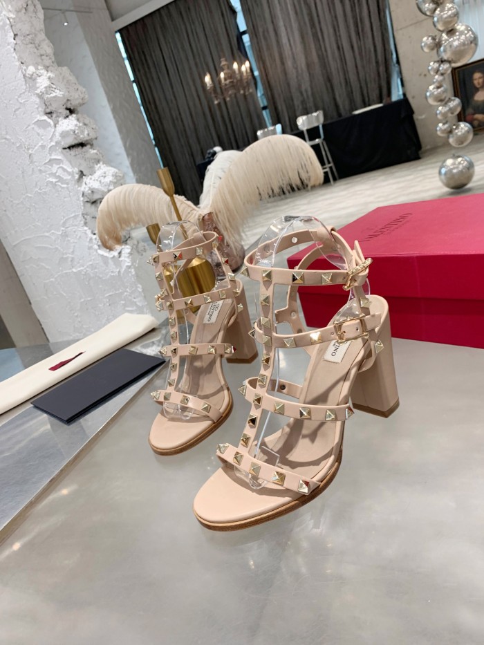 Valentino Women Shoes Mule Flip Flop Sandals ROMAN STUD SLIDE SANDAL IN QUILTED NAPPA with Original Box Luxury Brand