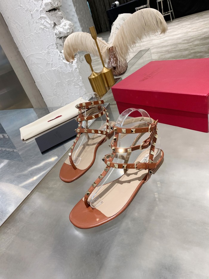 Valentino Women Shoes Mule Flip Flop Sandals ROMAN STUD SLIDE SANDAL IN QUILTED NAPPA with Original Box Luxury Brand