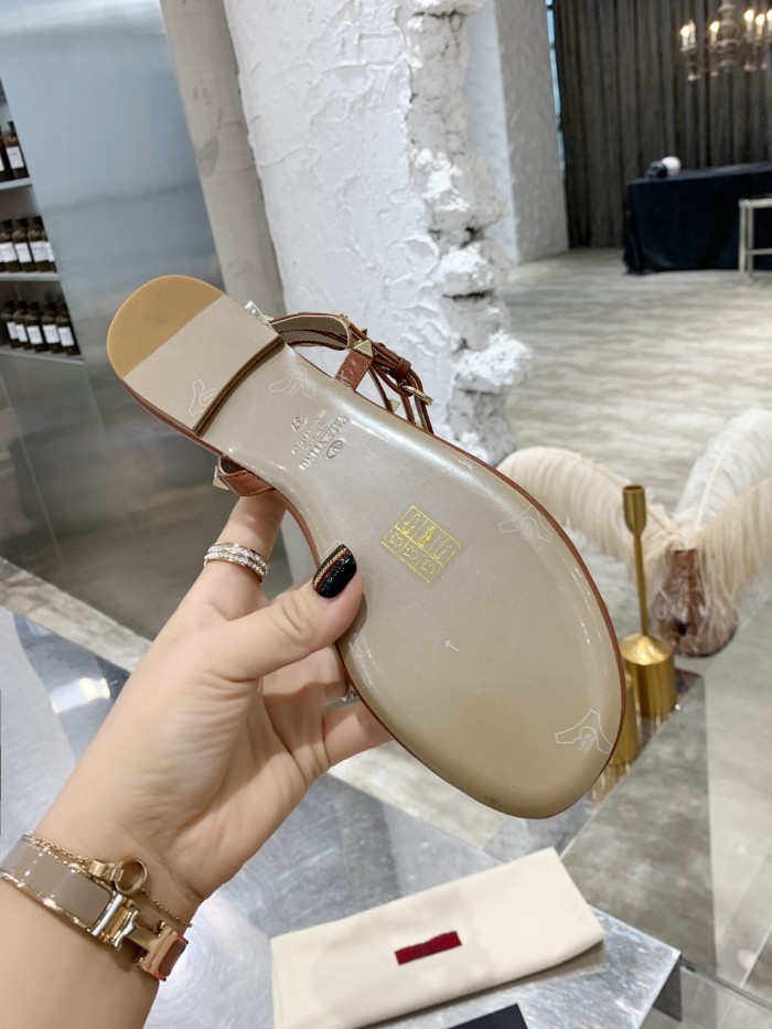 Valentino Women Shoes Mule Flip Flop Sandals ROMAN STUD SLIDE SANDAL IN QUILTED NAPPA with Original Box Luxury Brand