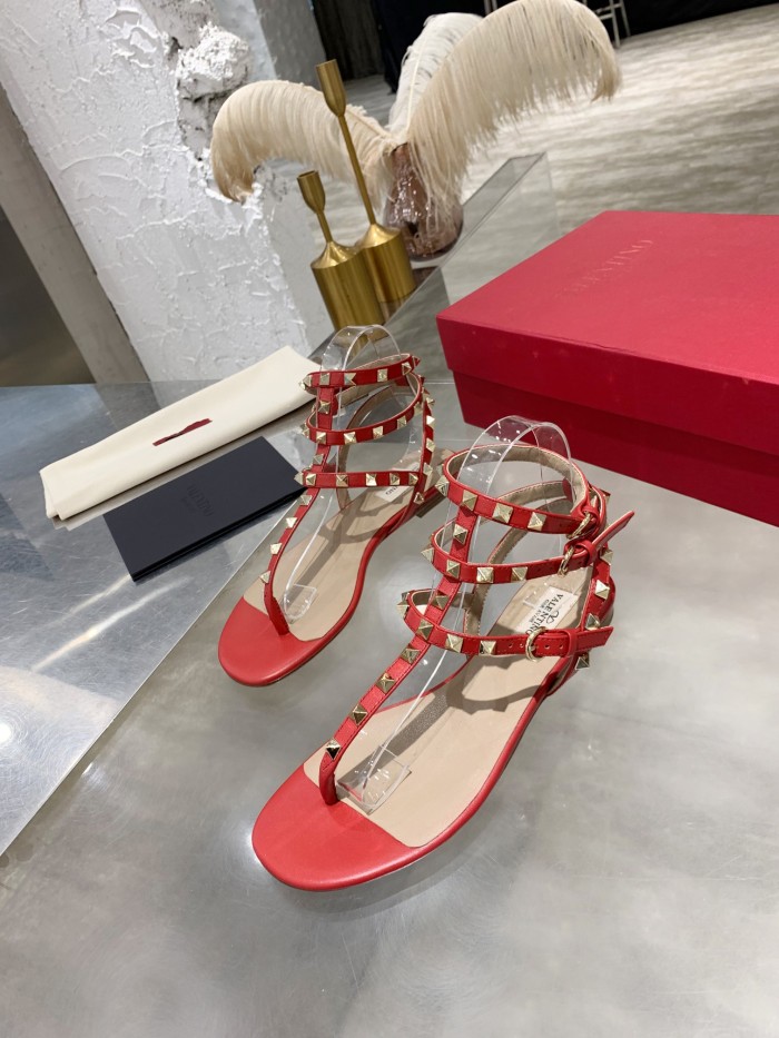 Valentino Women Shoes Mule Flip Flop Sandals ROMAN STUD SLIDE SANDAL IN QUILTED NAPPA with Original Box Luxury Brand