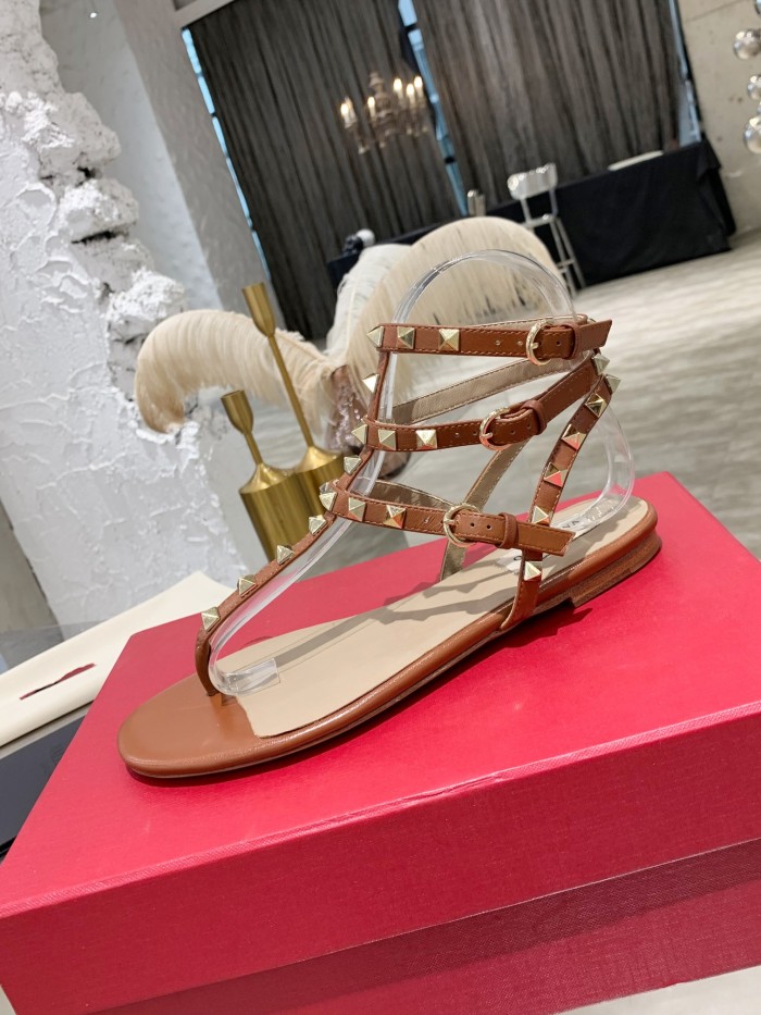 Valentino Women Shoes Mule Flip Flop Sandals ROMAN STUD SLIDE SANDAL IN QUILTED NAPPA with Original Box Luxury Brand