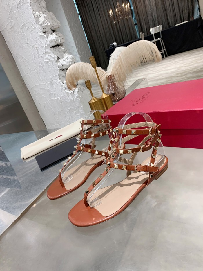 Valentino Women Shoes Mule Flip Flop Sandals ROMAN STUD SLIDE SANDAL IN QUILTED NAPPA with Original Box Luxury Brand