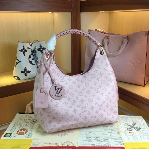 Louis Vuitton Womens Bags Messenger Shoulder Bags Handbags Luxury Brand CARMEL Mahina perforated calf leather