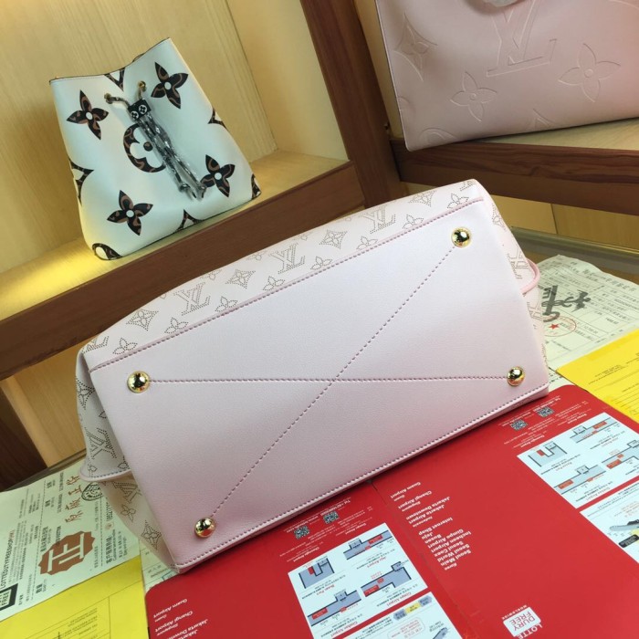Louis Vuitton Womens Bags Messenger Shoulder Bags Handbags Luxury Brand CARMEL Mahina perforated calf leather