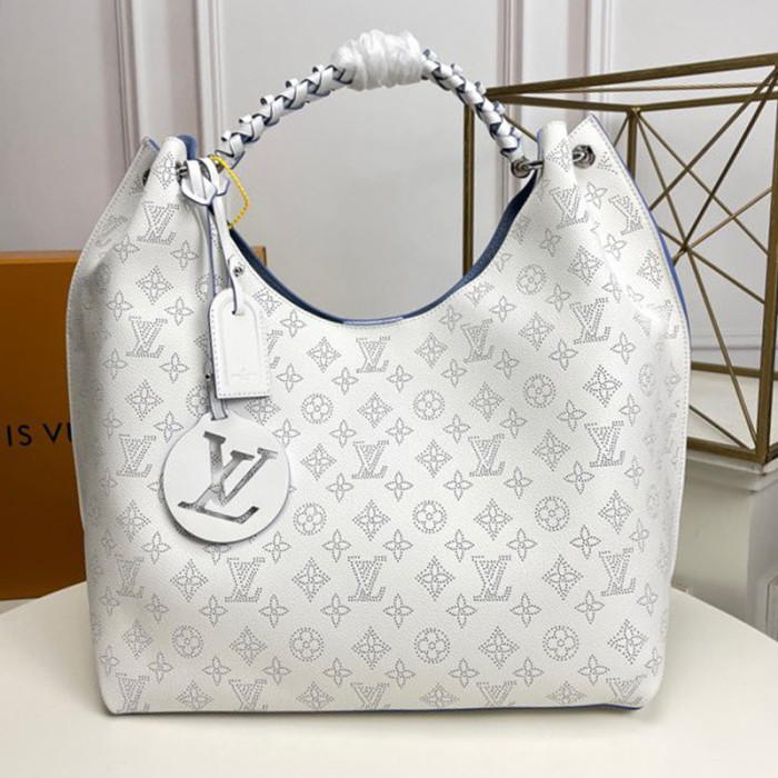Louis Vuitton Womens Bags Messenger Shoulder Bags Handbags Luxury Brand CARMEL Mahina perforated calf leather