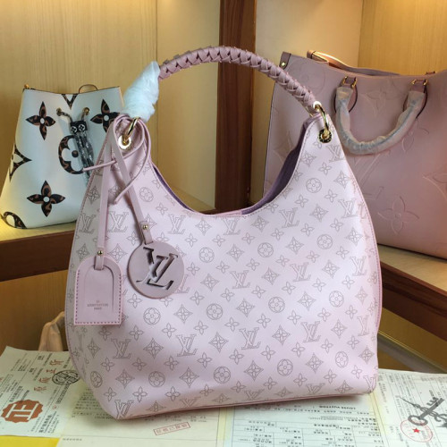 Louis Vuitton Womens Bags Messenger Shoulder Bags Handbags Luxury Brand CARMEL Mahina perforated calf leather