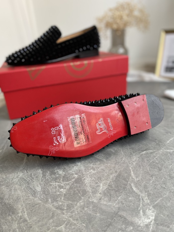 Christian Louboutin Men Shoes Business Design Luxury Brand CL Mens Dress Shoes with Original Box