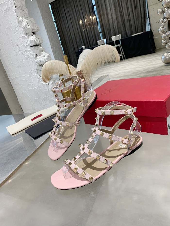 Valentino Women Shoes Mule Flip Flop Sandals ROMAN STUD SLIDE SANDAL IN QUILTED NAPPA with Original Box Luxury Brand