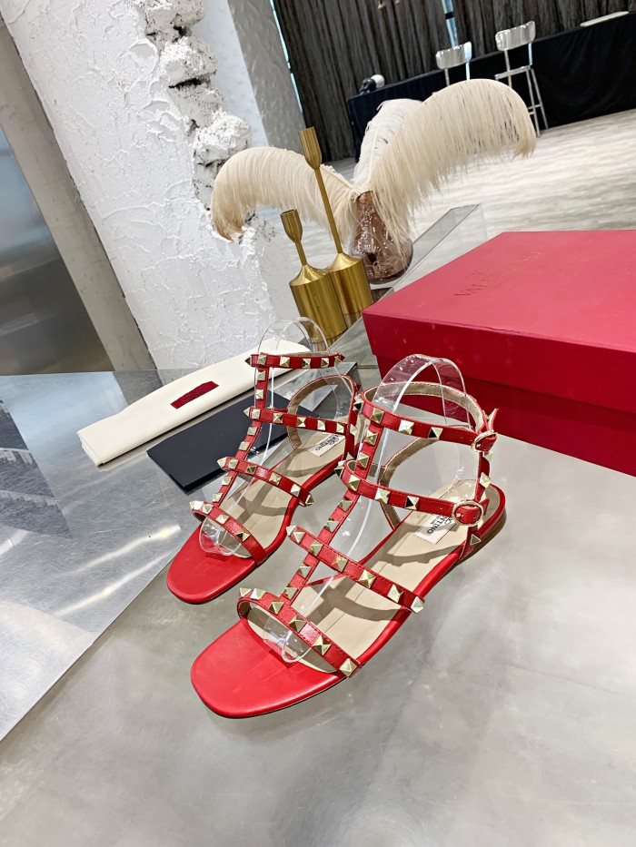 Valentino Women Shoes Mule Flip Flop Sandals ROMAN STUD SLIDE SANDAL IN QUILTED NAPPA with Original Box Luxury Brand