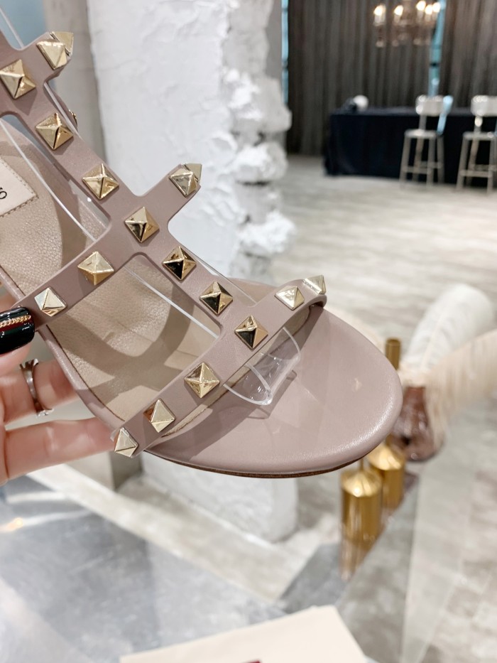 Valentino Women Shoes Mule Flip Flop Sandals ROMAN STUD SLIDE SANDAL IN QUILTED NAPPA with Original Box Luxury Brand