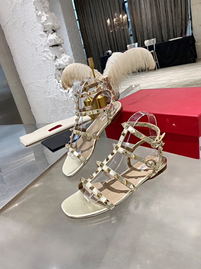 Valentino Women Shoes Mule Flip Flop Sandals ROMAN STUD SLIDE SANDAL IN QUILTED NAPPA with Original Box Luxury Brand
