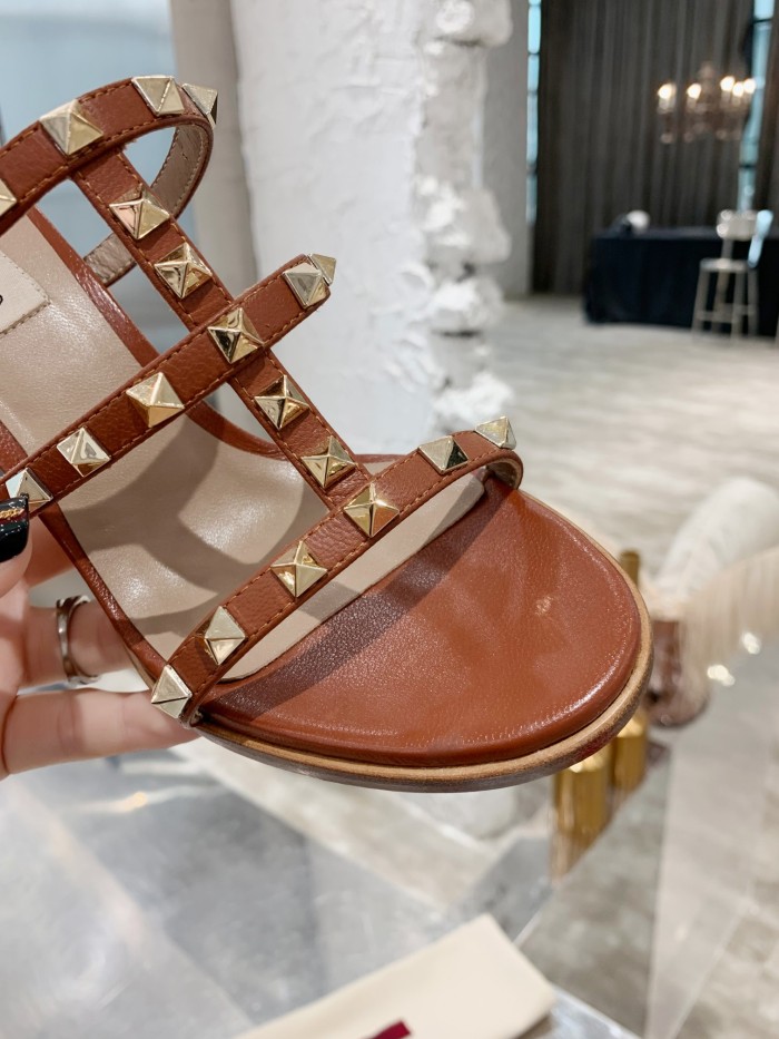 Valentino Women Shoes Mule Flip Flop Sandals ROMAN STUD SLIDE SANDAL IN QUILTED NAPPA with Original Box Luxury Brand