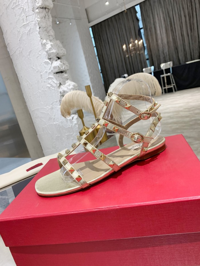 Valentino Women Shoes Mule Flip Flop Sandals ROMAN STUD SLIDE SANDAL IN QUILTED NAPPA with Original Box Luxury Brand