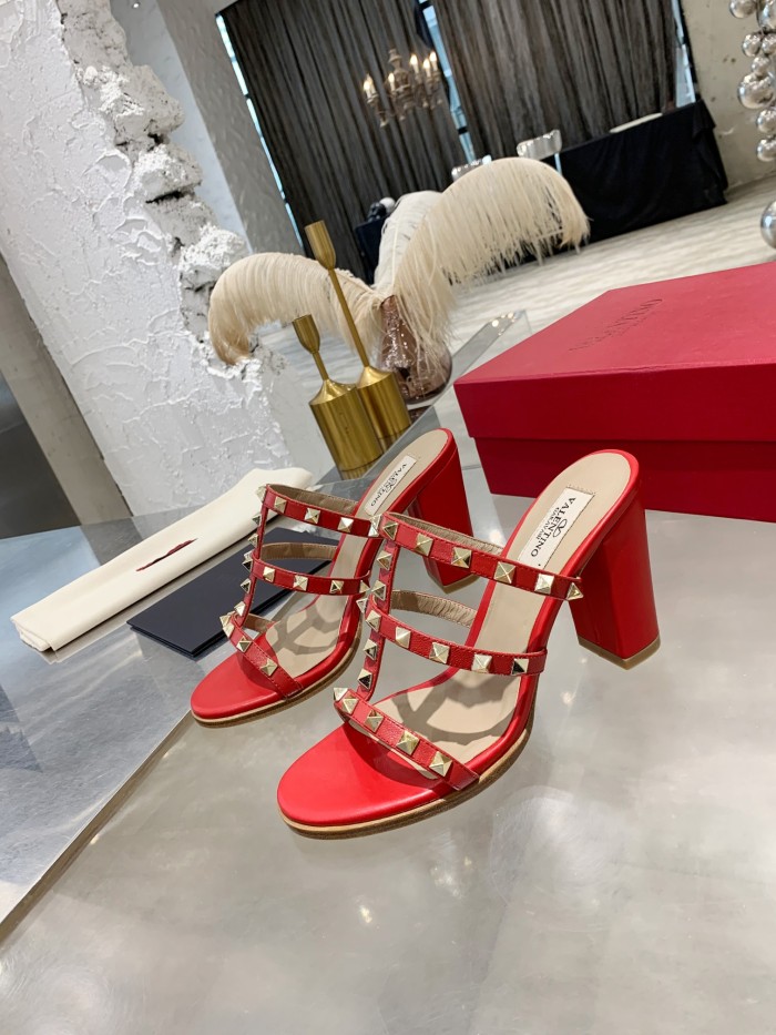 Valentino Women Shoes Mule Flip Flop Sandals ROMAN STUD SLIDE SANDAL IN QUILTED NAPPA with Original Box Luxury Brand
