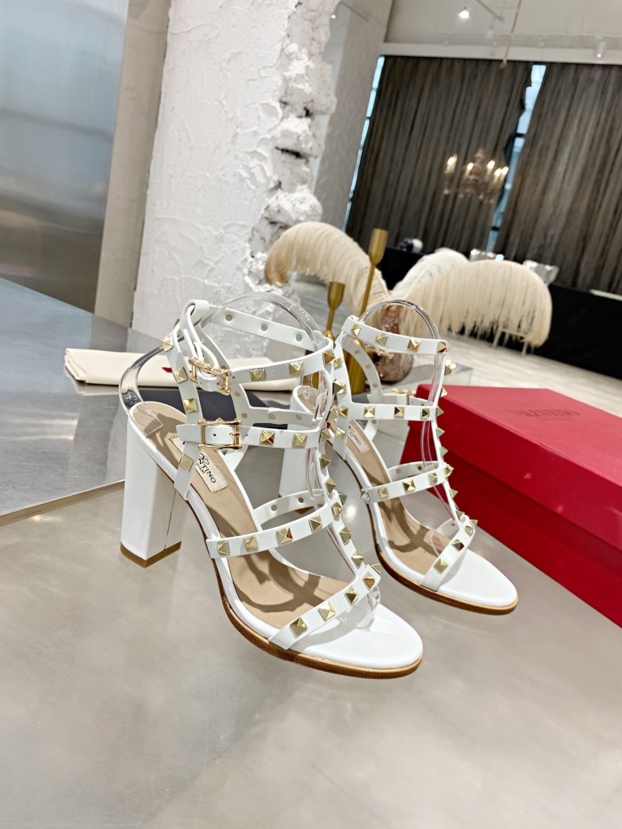 Valentino Women Shoes Mule Flip Flop Sandals ROMAN STUD SLIDE SANDAL IN QUILTED NAPPA with Original Box Luxury Brand