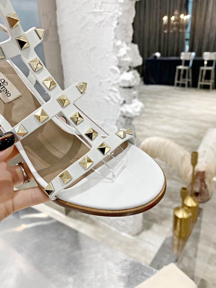 Valentino Women Shoes Mule Flip Flop Sandals ROMAN STUD SLIDE SANDAL IN QUILTED NAPPA with Original Box Luxury Brand