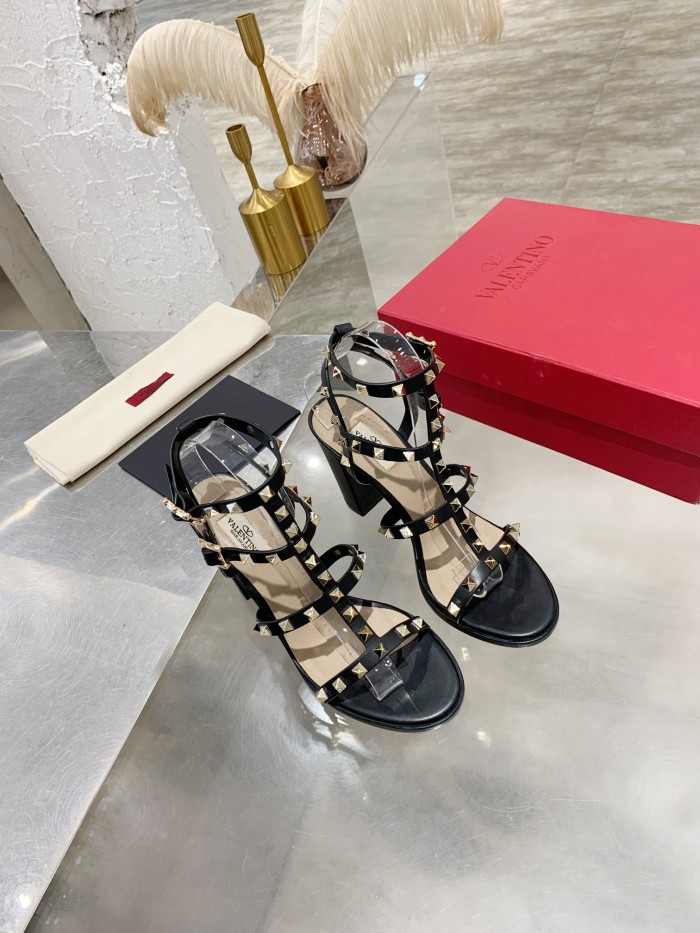 Valentino Women Shoes Mule Flip Flop Sandals ROMAN STUD SLIDE SANDAL IN QUILTED NAPPA with Original Box Luxury Brand
