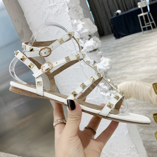 Valentino Women Shoes Mule Flip Flop Sandals ROMAN STUD SLIDE SANDAL IN QUILTED NAPPA with Original Box Luxury Brand