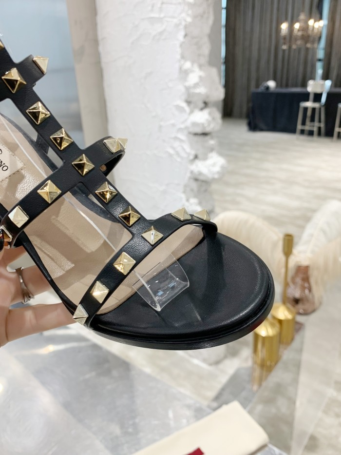 Valentino Women Shoes Mule Flip Flop Sandals ROMAN STUD SLIDE SANDAL IN QUILTED NAPPA with Original Box Luxury Brand